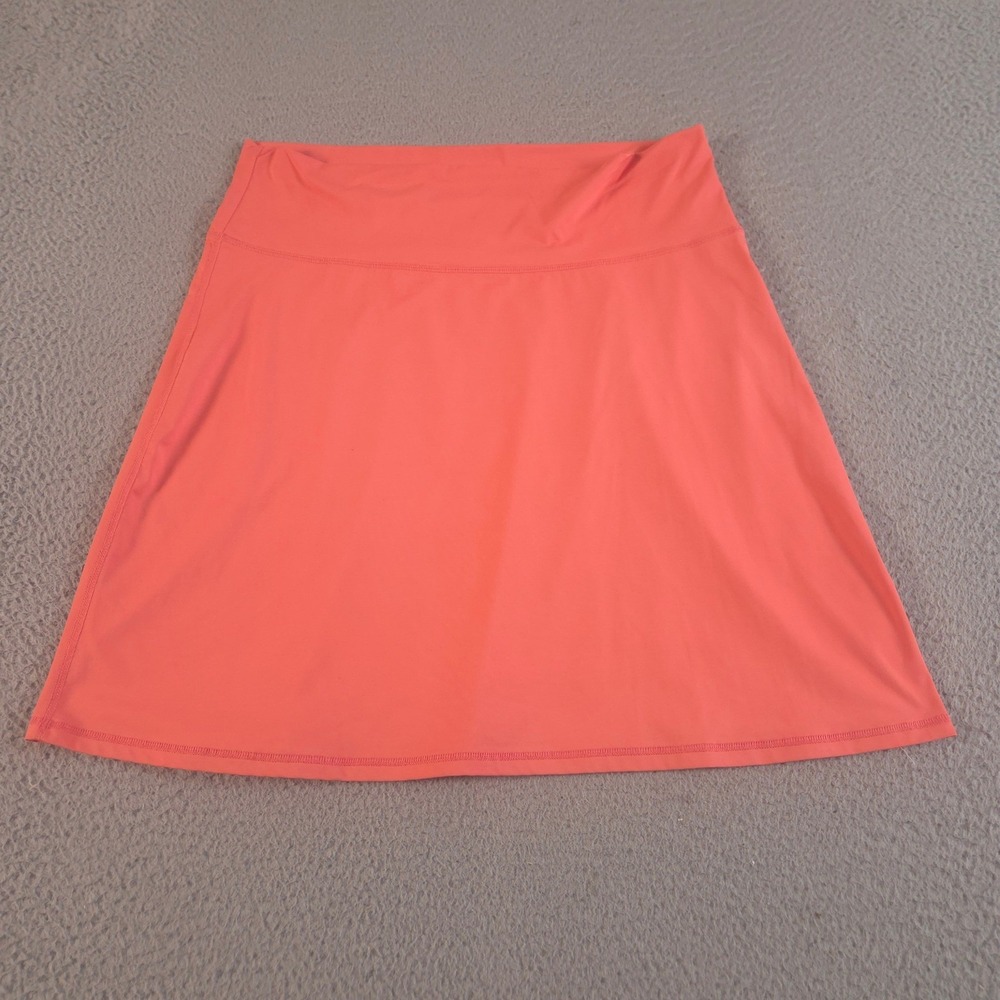 Carve Designs Skirt Womens Large Coral Solid Stretch Activewear Swim Coverup‎